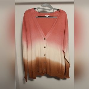J. Jill Ombre Cardigan sweater